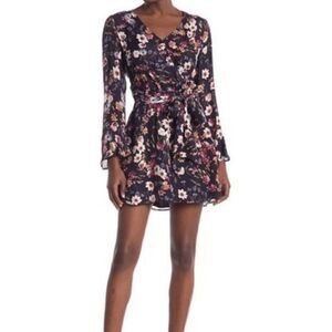 PARKER | Amanda Floral Surplice Silk Blend Dress Size Small EUC L384